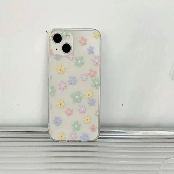 ⚠️Clearance🫧iPhone 14/Pro/Pro Max/Plus Cute Floral Clear iPhone Case Brand New - Picture 4 of 4
